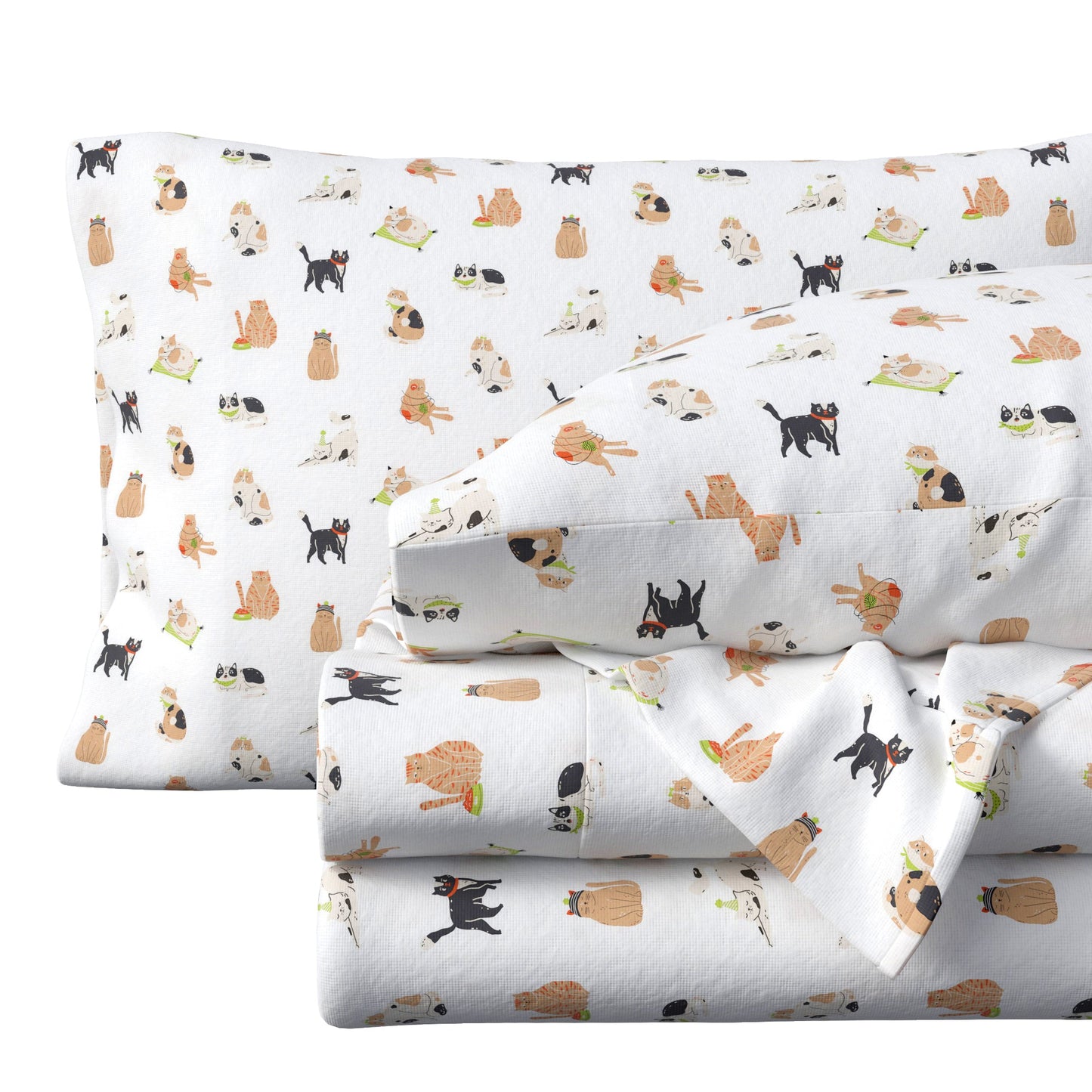 Turkish Cotton Christmas Flannel Sheet - Whittaker Collection