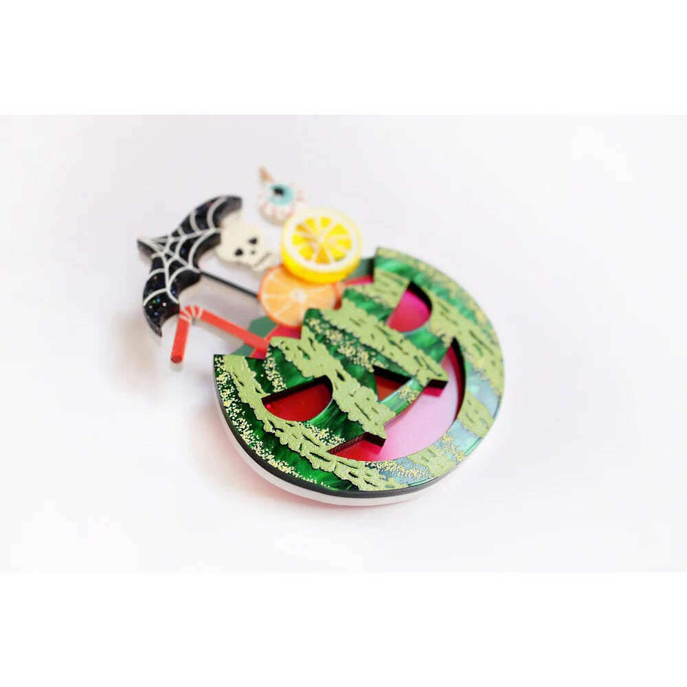 Watermelon Cocktail Brooch by Laliblue