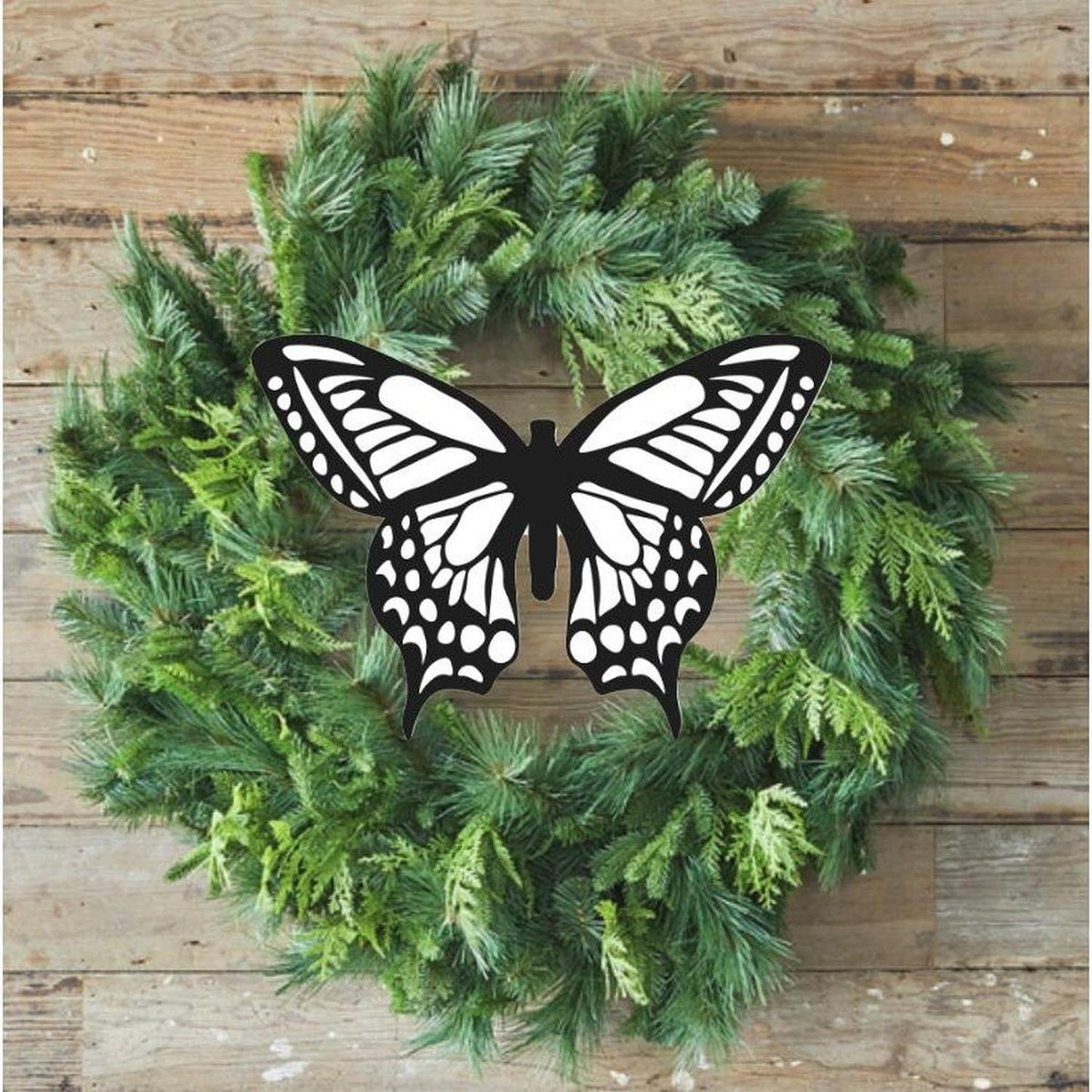 Waterproof Butterfly Accent: Black & White