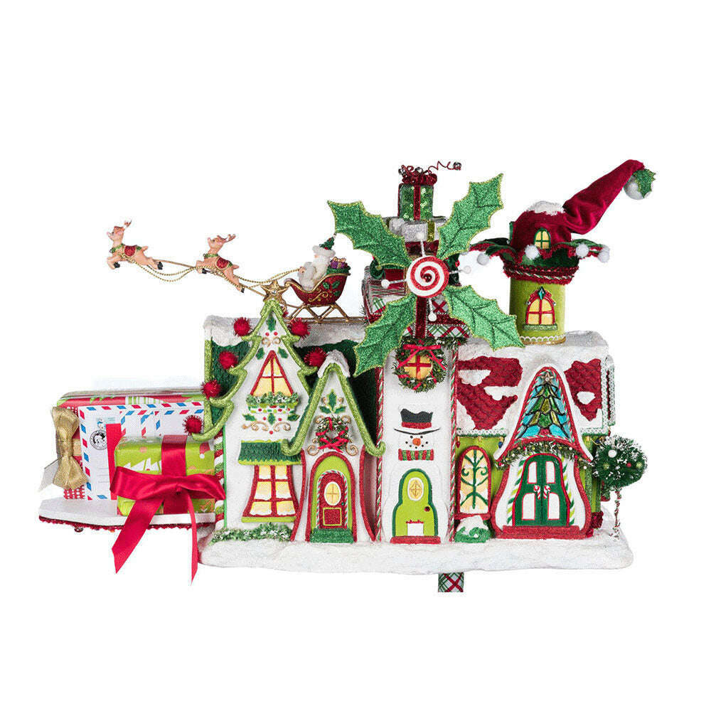 Whimsical Village Mailbox by Katherine's Collection