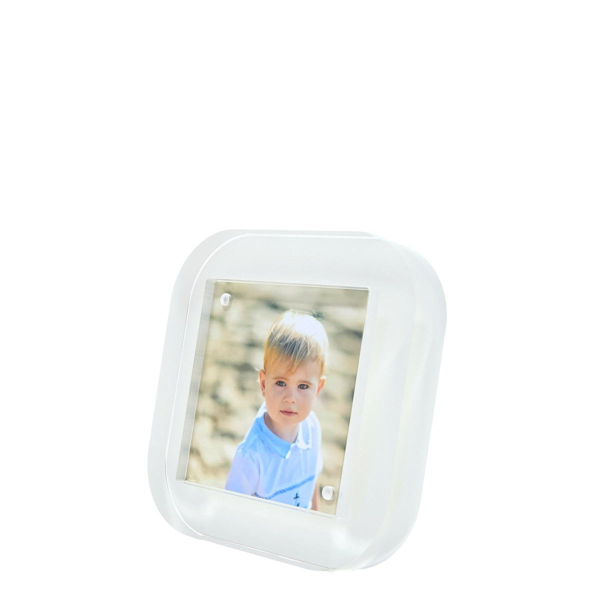 White Acrylic 4" x 4" Pop Frame
