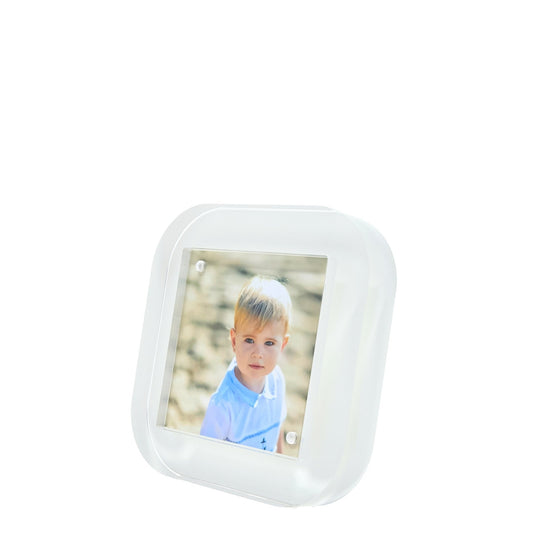 White Acrylic 4" x 4" Pop Frame