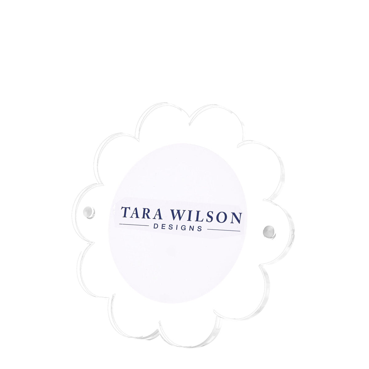 White Acrylic Daisy Frame