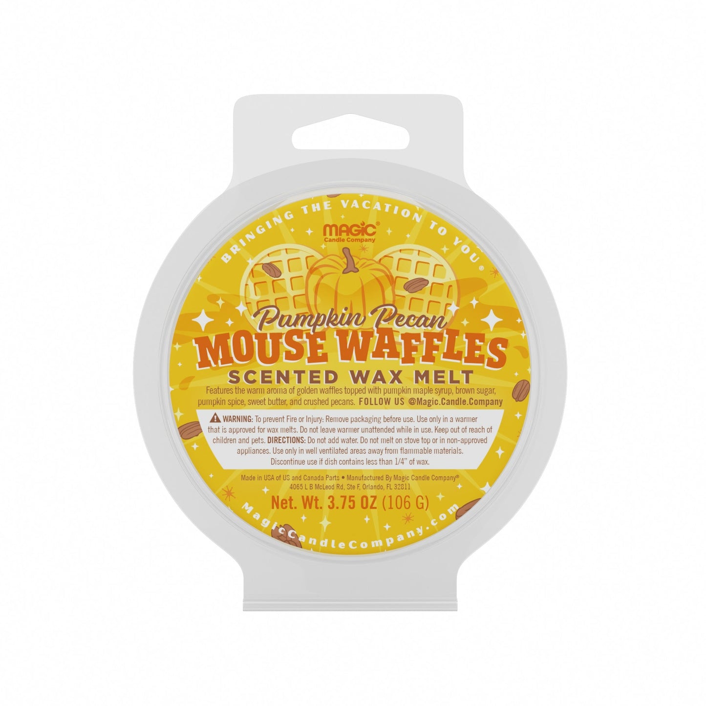 Pumpkin Pecan Mouse Waffles