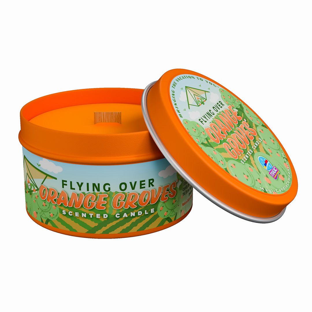 Flying Over Orange Groves®