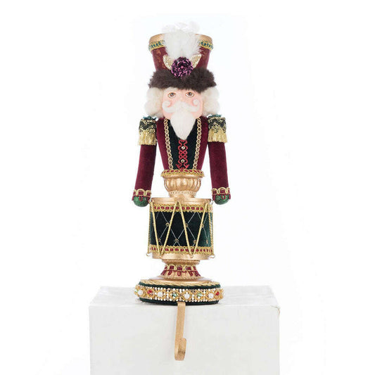 Winter Balsam Nutcracker Stocking Holder by Katherine's Collection
