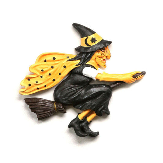 XL Vintage Halloween Witch Wall Decor