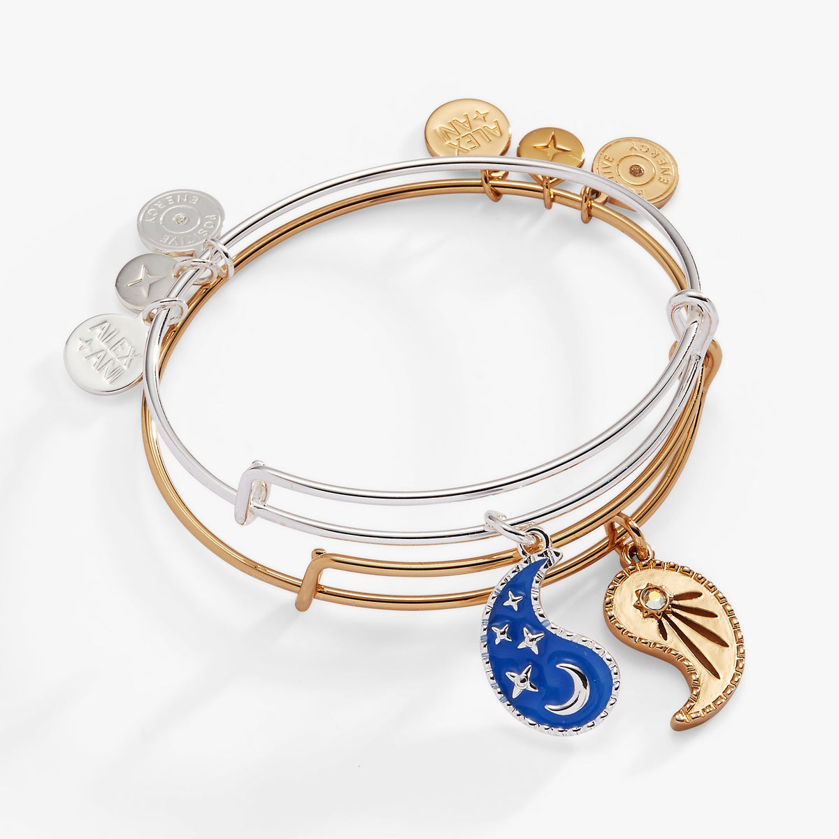 Yin Yang Celestial BFF Bangle Set of 2